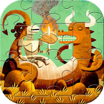 Angry Dragons Pro: Puzzle Battle Conquest - Dragon Photo Puzzler 遊戲 App LOGO-APP開箱王
