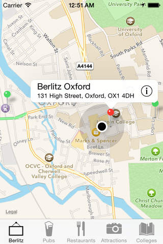 Berlitz Oxford Language Centre screenshot 2