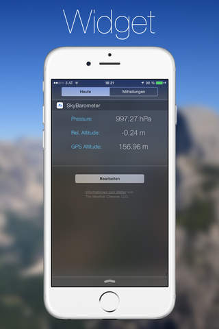 SkyBarometer | Air Pressure screenshot 3