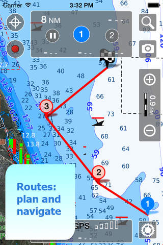 Aqua Map California - Marine GPS Offline Nautical Charts for Fishing, Boating and Sailing screenshot 3