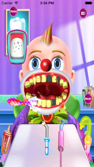 【免費遊戲App】Clowns : dental games-APP點子