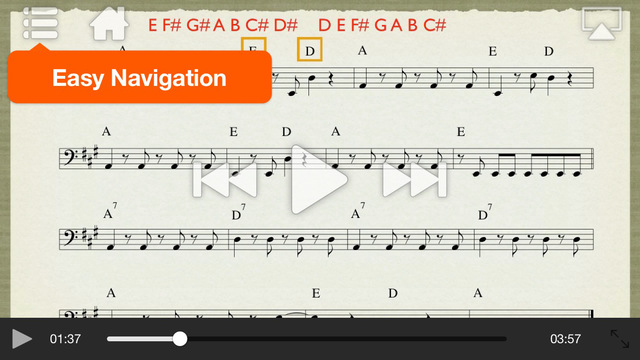 【免費音樂App】Music Theory 105 - Basslines-APP點子