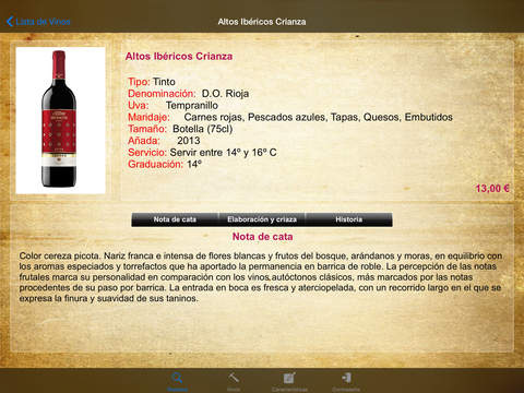 Vinoteca Pro: Carta de vinos digital para iPad screenshot 3