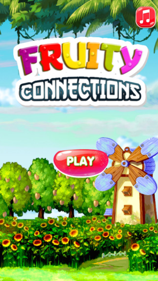 Fruity Connections Puzzle Game for kids