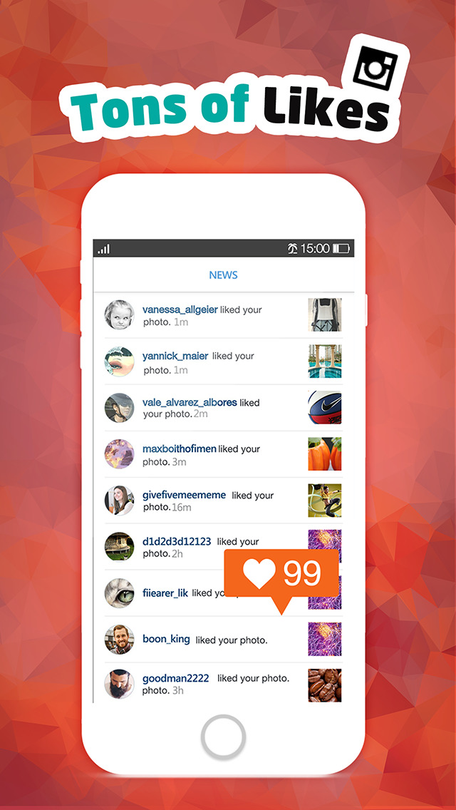 App Shopper: Get Likes for Instagram - Get More Free Likes ... - 640 x 1136 jpeg 163kB