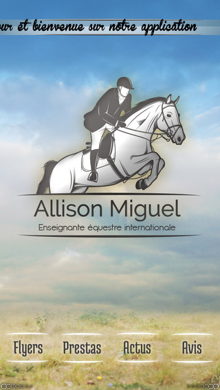 Allison Miguel Enseignante Equestre