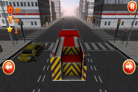 Fire Truck Traffic Rush 3D screenshot 3