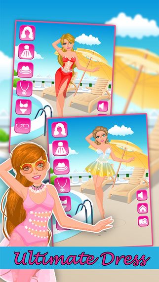 Shopaholic Beach Girl DressUp