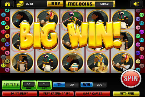 Pharaoh's Slots: 777 Golden Pyramid Bonus & Las Vegas Casino! screenshot 2