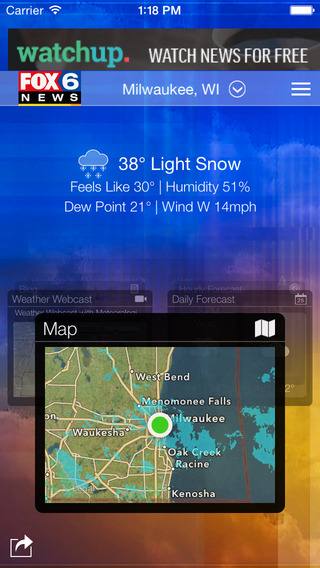 【免費天氣App】FOX6 Storm Center - Milwaukee Weather-APP點子