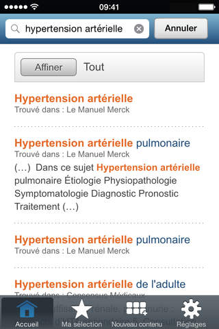 Univadis, la référence médicale des professionnels de santé (médecin, specialiste, pharmacien, infirmier) screenshot 3
