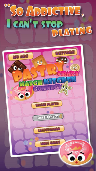 Pastry Crazy Match Mania - Paradise Kitchen Connect Puzzle Game FREE