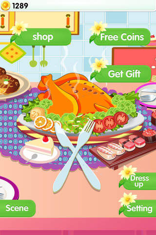 Thanksgiving Dinner - Cooking,Decoration,Girls Games screenshot 4