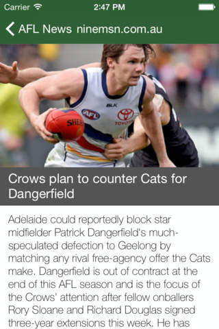 AFL News screenshot 2