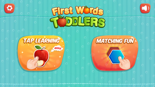 First Words Toddler Tap Learning Free : Learn Match game for Kids