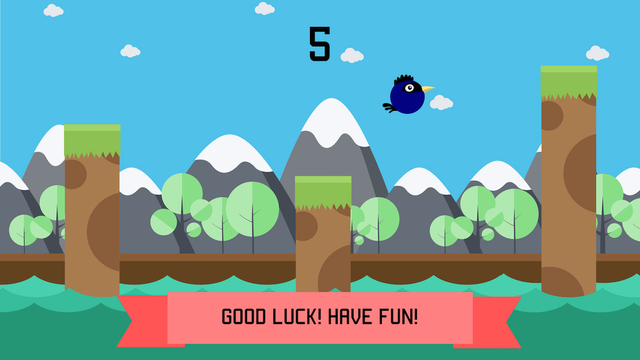 【免費遊戲App】Bouncing Bird: The Bird's Adventure-APP點子