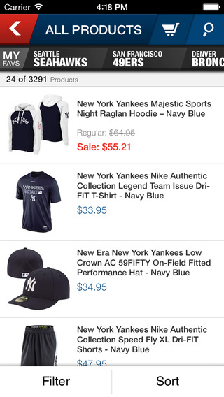 【免費運動App】Fanatics – Shop for Jerseys, Hats and Sports Gear from your Favorite Teams-APP點子