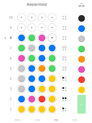【免費遊戲App】Mastermind Pro .-APP點子