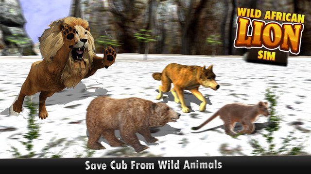 免費下載遊戲APP|Wild African Lion Sim 3D - Real Safari King Hunting Deer on Snow Mountains in Winter app開箱文|APP開箱王