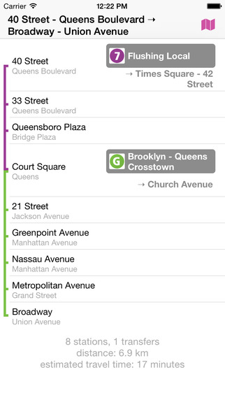 【免費旅遊App】New York Rail Map Lite-APP點子