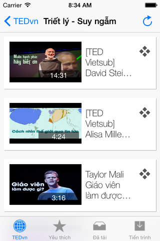 TEDvnPro - TED - Technology - Entertainment - Design - Công nghệ - Giải trí - Thiết kế - Phiên bản nâng cao screenshot 4