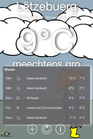 Wetter für Lëtzebuerg screenshot 2