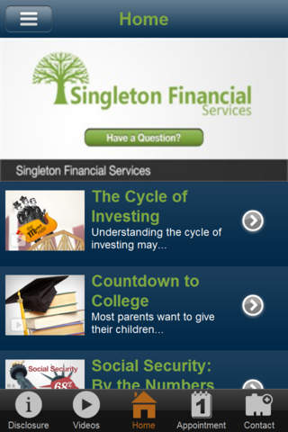 Singleton Financial Services screenshot 2