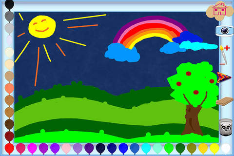 Balloons Colors Preschool Learning Experience Drawing Game screenshot 3