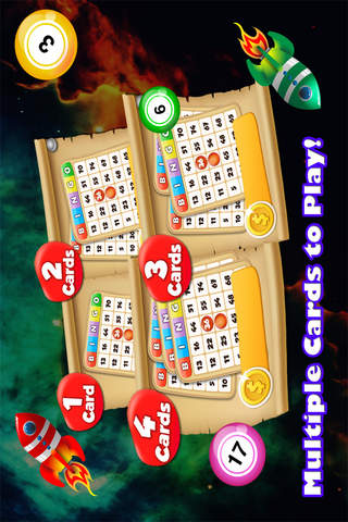 Bingo Galaxy Pro - Galactic Bingo Game with Multiple Levels screenshot 4