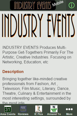 Industry Events 1.0 screenshot 2