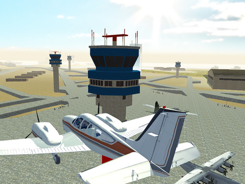 【免費遊戲App】Airport Flight Simulator Unlimited Skies-APP點子