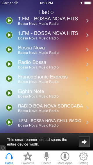 Bossa Nova Music Radio Recorder