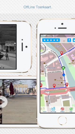 免費下載旅遊APP|Berlijn fietstocht multimedia gids: Berlin Sightseeing Guide met GPS route assistentie audioguide en video met offline Tour Kaart - HD app開箱文|APP開箱王