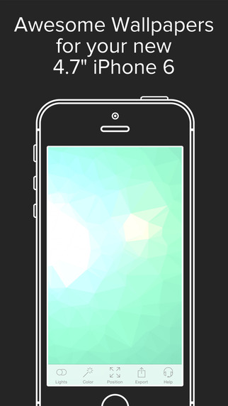 【免費攝影App】Random Polygon Wallpaper Plus Free — support 6 and 6plus resolutions-APP點子