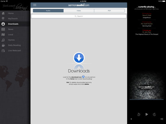 Captura de tela do iPad 3