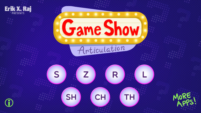 Game Show Articulation for Speech Therapy