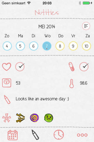 LoveCycles Premium  Menstrual Calendar screenshot 2