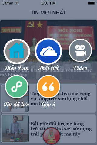 Trang thông tin điện tử Công an tỉnh Kon Tum screenshot 3