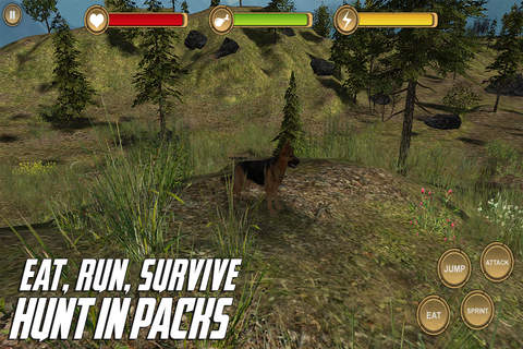 German Shepherd Simulator HD Animal Life screenshot 2