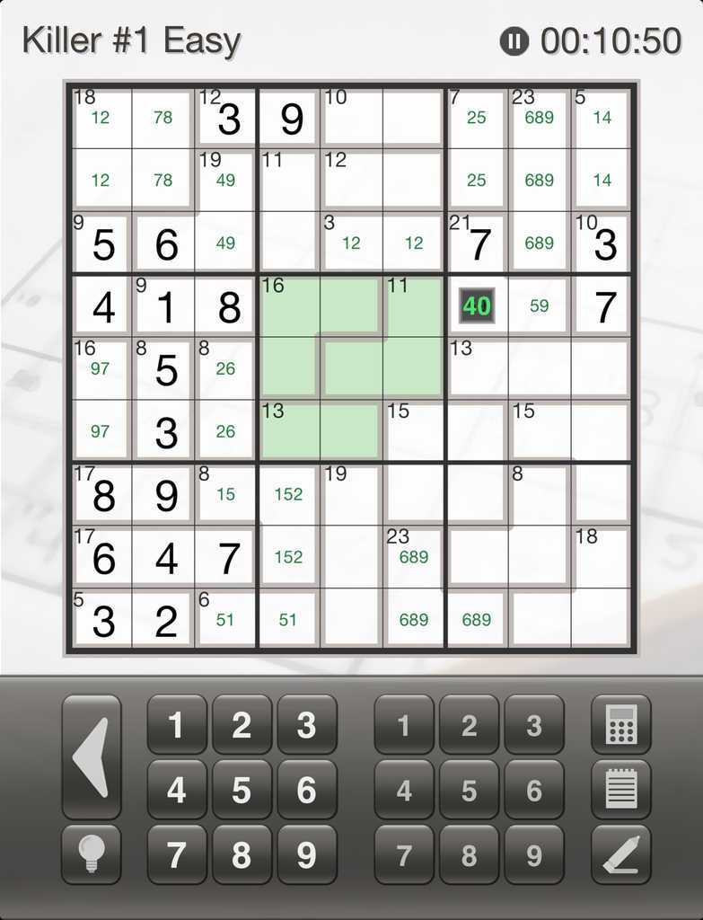App Shopper: Sudoku Killer: Killer Sudoku Puzzles for Your iPhone and ...