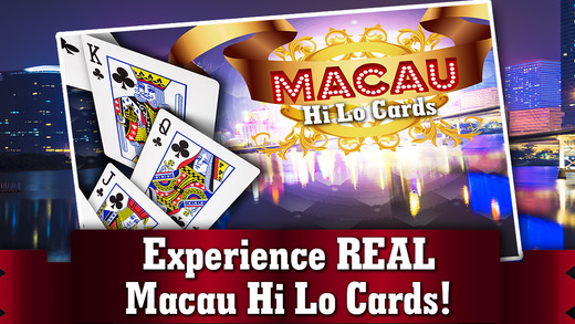 Macau Hi-lo Cards FREE - Live Addicting High or Lower Card Casino Game