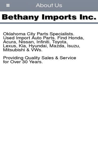 Bethany Import Salvage - Oklahoma City screenshot 2