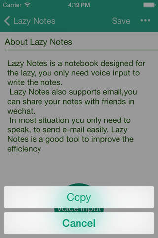 Lazy Notes screenshot 3