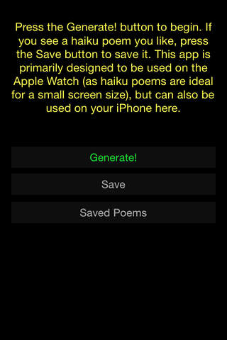 Haiku Generator screenshot 2