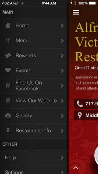 【免費生活App】Alfred's Victorian Restaurant-APP點子