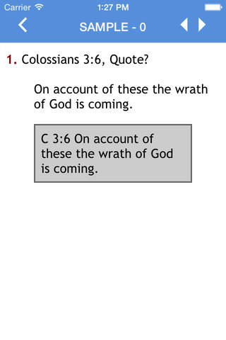 Question-Pro Bible Quiz Fellowship Epistles screenshot 2
