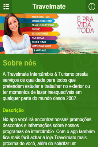 Travelmate Intercâmbio screenshot 2