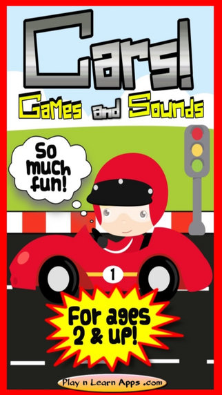 Car Sounds Daredevil Cars Racing Games For Kids Toddlers