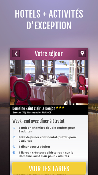 【免費旅遊App】Weekendesk | Réservation de Weekend en Hôtel de Charme avec Spa, Séjour Thalasso et Escapade dernière minute-APP點子