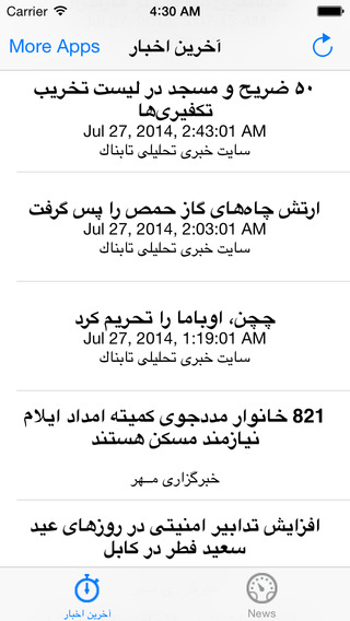 Persian News - آخرین اخبار